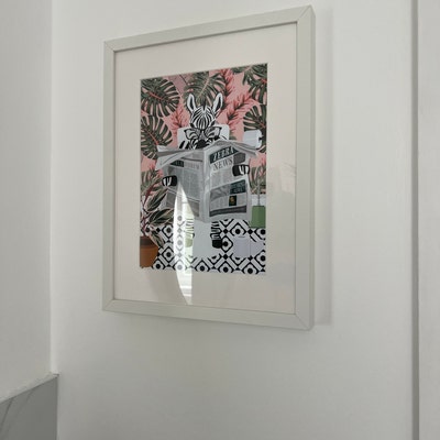 Botanical Bathroom Cloakroom Toilet Wall Art Modern Bathroom - Etsy