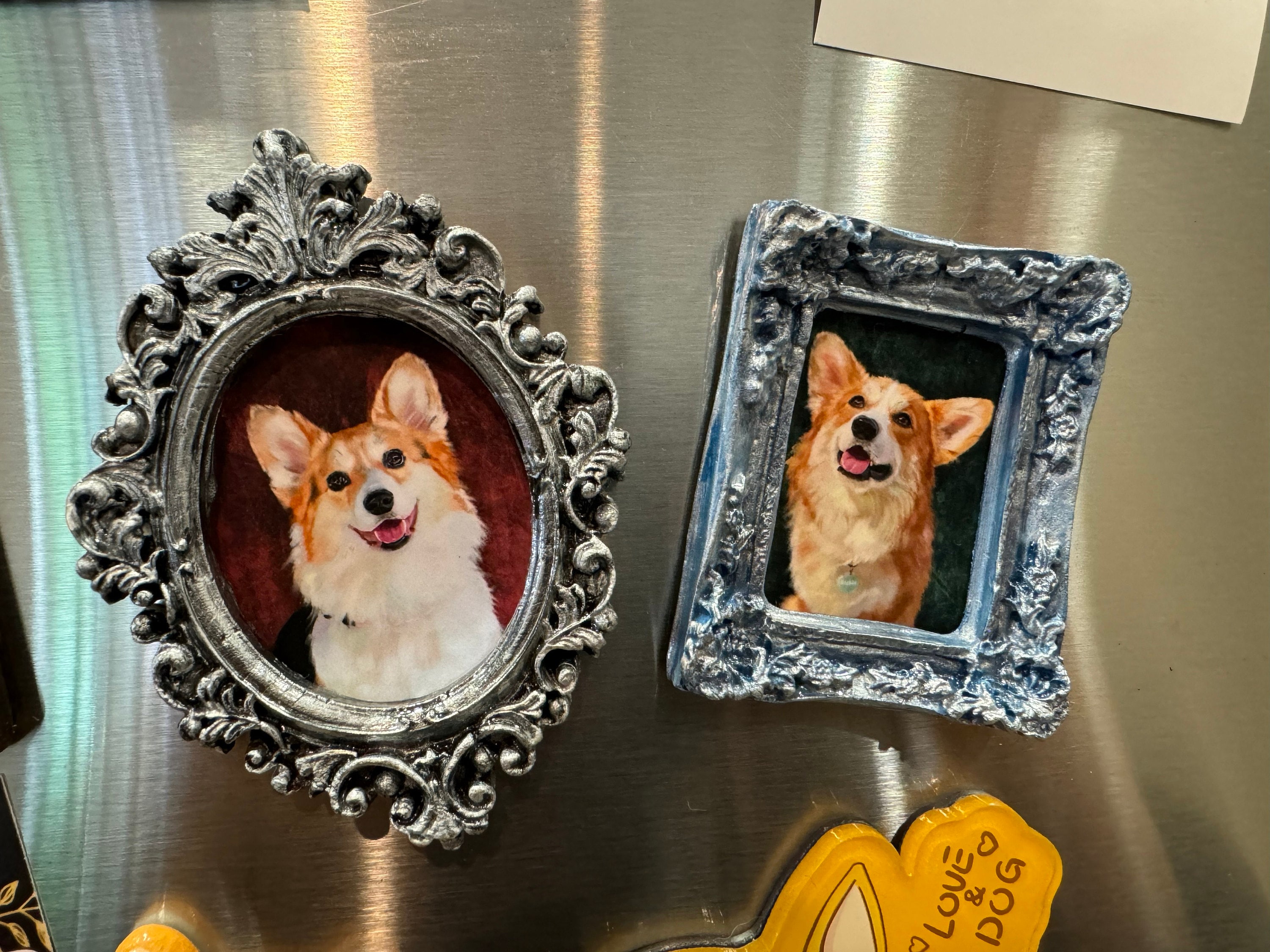 Custom Pet Portrait Magnets, Vintage Oil Painting Style, Best Gift for Pet Owner and Lover