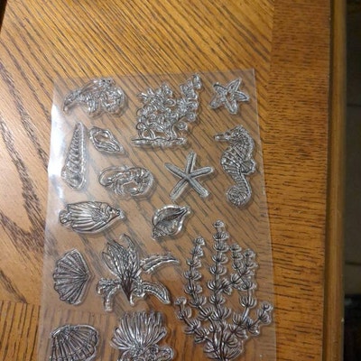 Borders Corners Labels Ornate Clear Silicone Stamps DIY Embossing ...