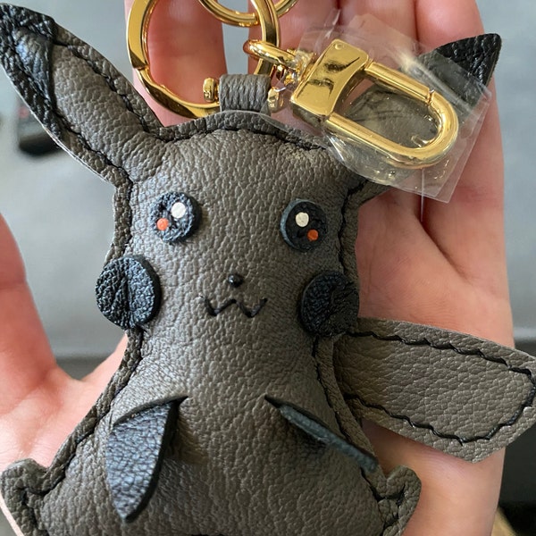 Leather Rabbit Charm, Rabbit Bag Charm, Cute Rabbit Leather Handbag ...