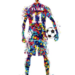 Personalized Soccer Posters 3 Piece Set Soccer Wall Art Custom - Etsy