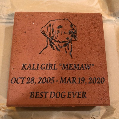 Engraved Brick, Personalized Engraved Permanent Memorial Brick for ...