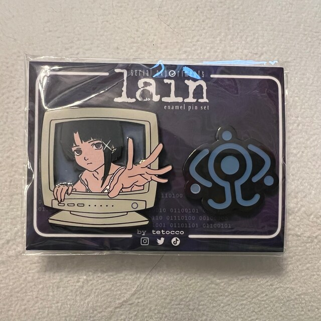 Serial Experiments Lain エナメルピンセット - Etsy 日本