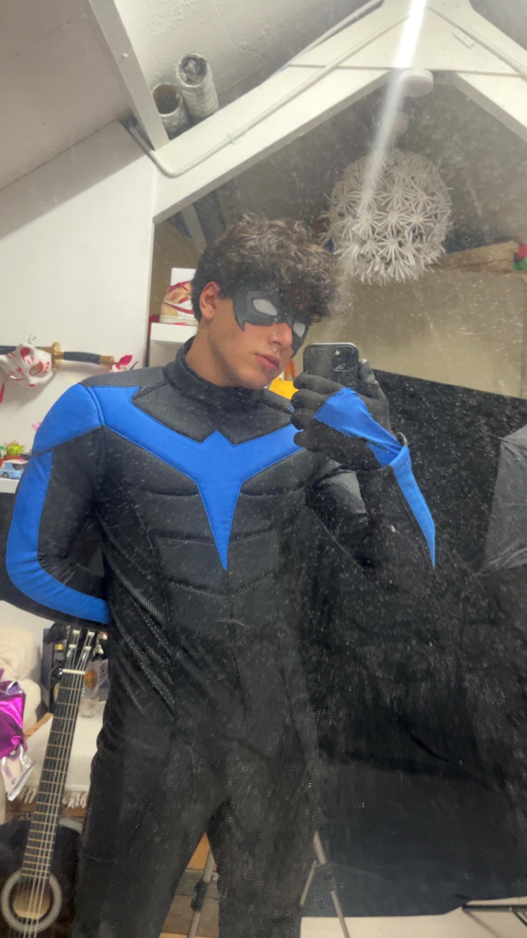 Robin With DETACHABLE eye mesh, various colours, Cosplay Costume Halloween Domino Mask 3D print
