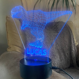 Personalised Mini LED Sign / LED Light Remote Controlled Lamp Mini One ...
