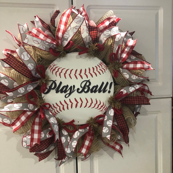 Baseball Sign Ball Baseball Sign 12 Inch Metal, Baseball Sign, Play Ball, Baseball Sign ...