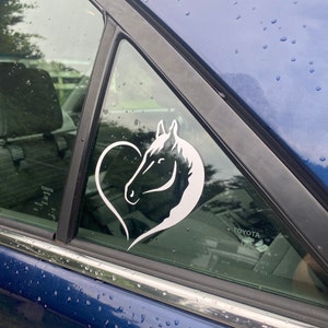 CafePress Pink Galloping Heart Horse Oval Bumper Sticker – Durable Vinyl Decal For Car, Laptop, Or Fridge