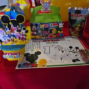 Mickey Roadster Racers Pringles/Mickey party decorations/Mickey Mouse party supplies/Customized Pringle/Personalized Pringle/Disney's Mickey