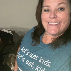Funny Grammar Shirt, Punctuation Shirt, Let's Eat Kids Let's Eat, Kids ...