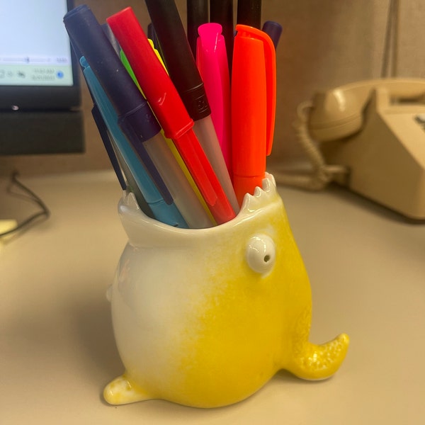 Ceramic Handmade Pencil Holder - Etsy