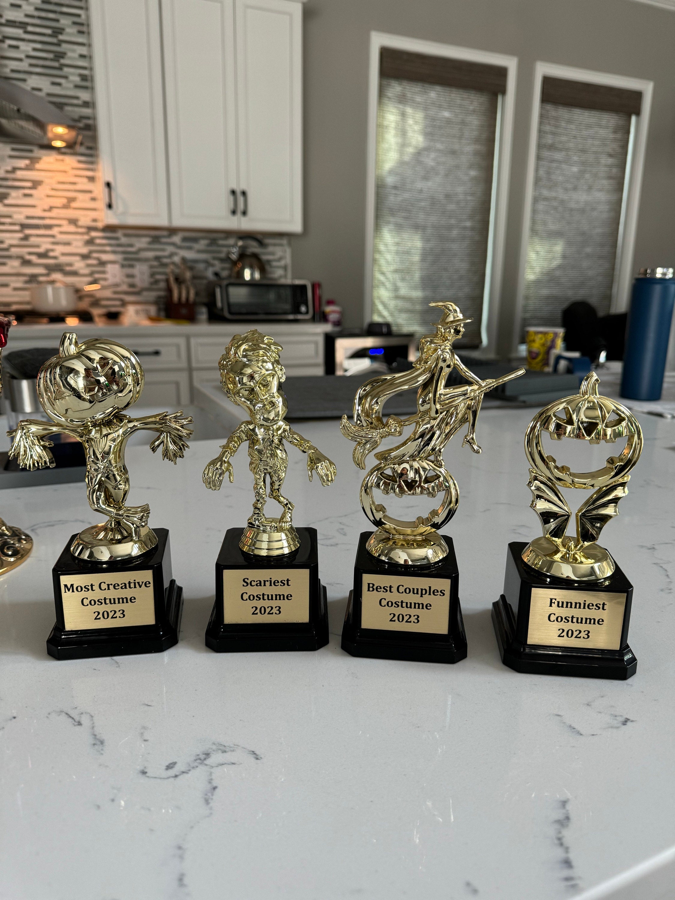 Halloween Trophy Costume Party Prize Free Engraving Halloween Party Favor