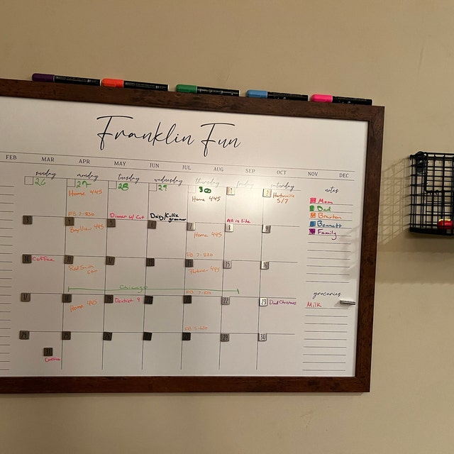 personalized-dry-erase-wall-calendar-with-custom-to-do-list-and-notes-organization-sections-large-whiteboard-calendar-etsy