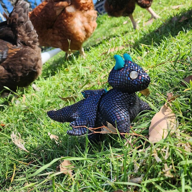 Tiny Dragon Stuffed Animal Sewing Pattern - PDF Digital