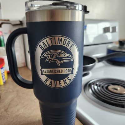40 Oz Personalized Tumbler With Handle & Straw, Travel Mug, Not Stanley ...