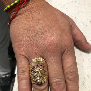 Anillo de indio en oro significado sales