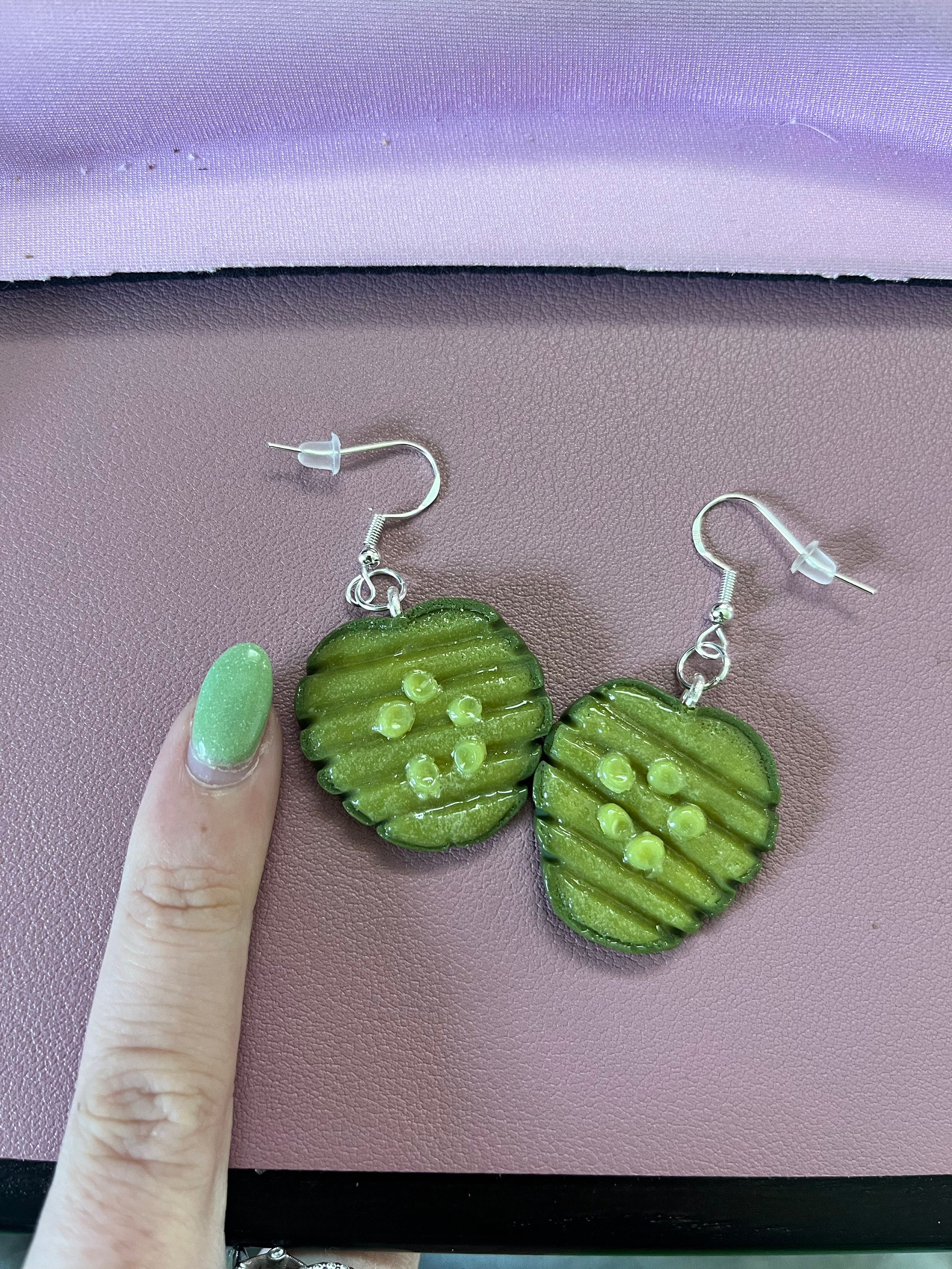 Pickle Earrings