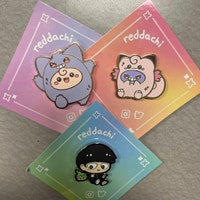 Gengar and Clefable Enamel Pins - Etsy UK