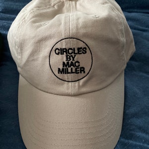 Mac Miller Hat // Circles Embroidered 
