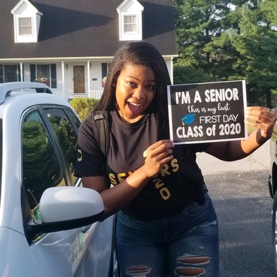 I'm a Senior, First Day of Senior Year Sign, Printable First Day, Back ...