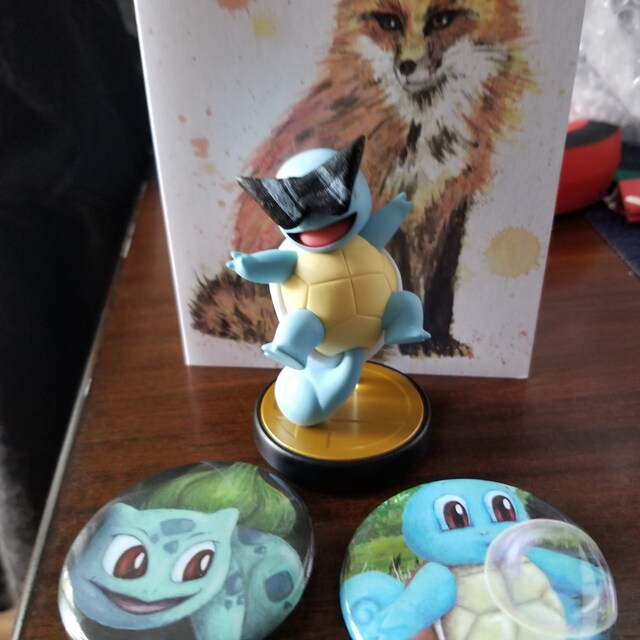 Squirtle Squad Custom Amiibo Pokemon, Nintendo
