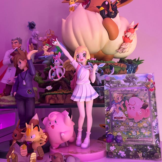 デアリシューゲイザー 微高レート オマケ、キャラスリ付き リーリエのクレフェアリー ex サール カスタム ポケモン カード 3D