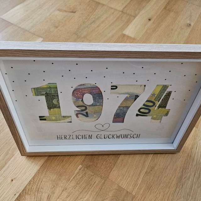 ZUKLA Confezione regalo denaro bicicletta - 13 x 10 cm - con provetta
