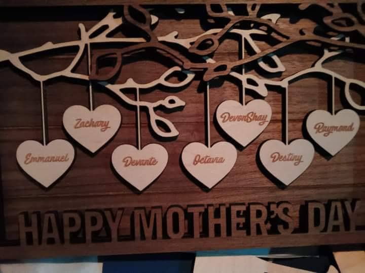 Custom Mother&#39;s Day Gift Personalized Gift from Kids Mother&#39;s Day Present from Children Mothers Day Gift for Grandma Grandchildren Names