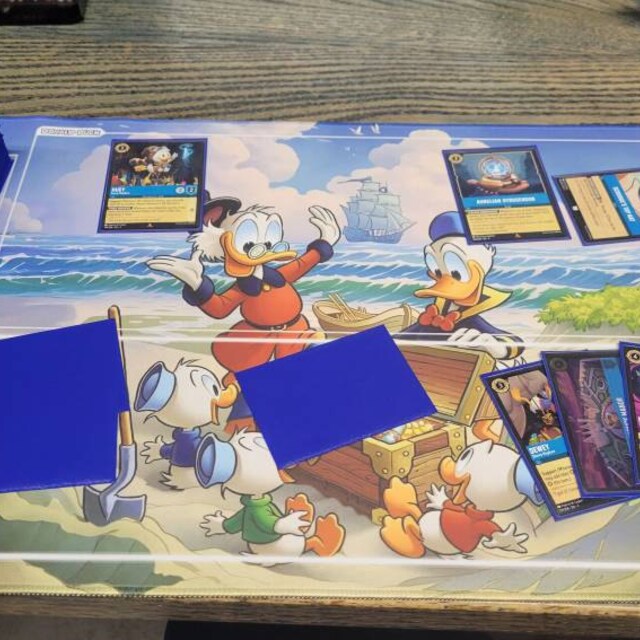 Disney LORCANA プレイマット（Donald Duck） Amazon.com: Ravensburger Disney Lorcana TCG Playmat