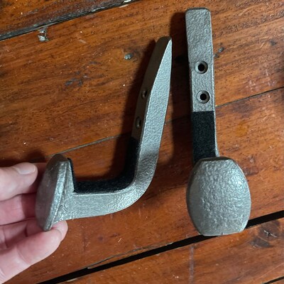 8-Pack Gun Rack Shotgun Hooks Rifle Hangers - Felt Lined Steel Wall Mount, USA