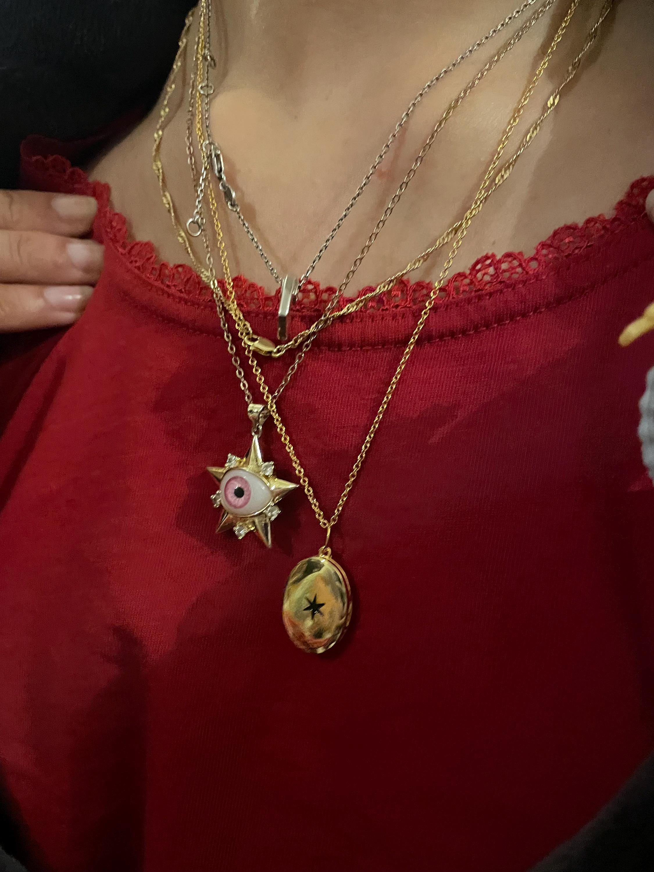 Medaillon-Halskette mit Foto, ovale Halskette mit Gravur, Foto-Halskette in Gold, Gedenkschmuck, Jubiläumsgeschenk, Geschenk für Mama, Muttertagsgeschenk