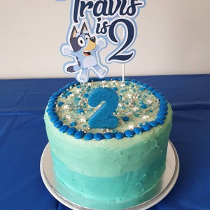 Bluey Birthday Cake - Download Wallpaper
