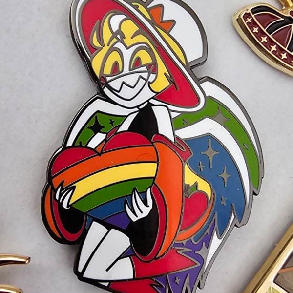 Hazbin Hotel Pride Enamel Pins - Etsy