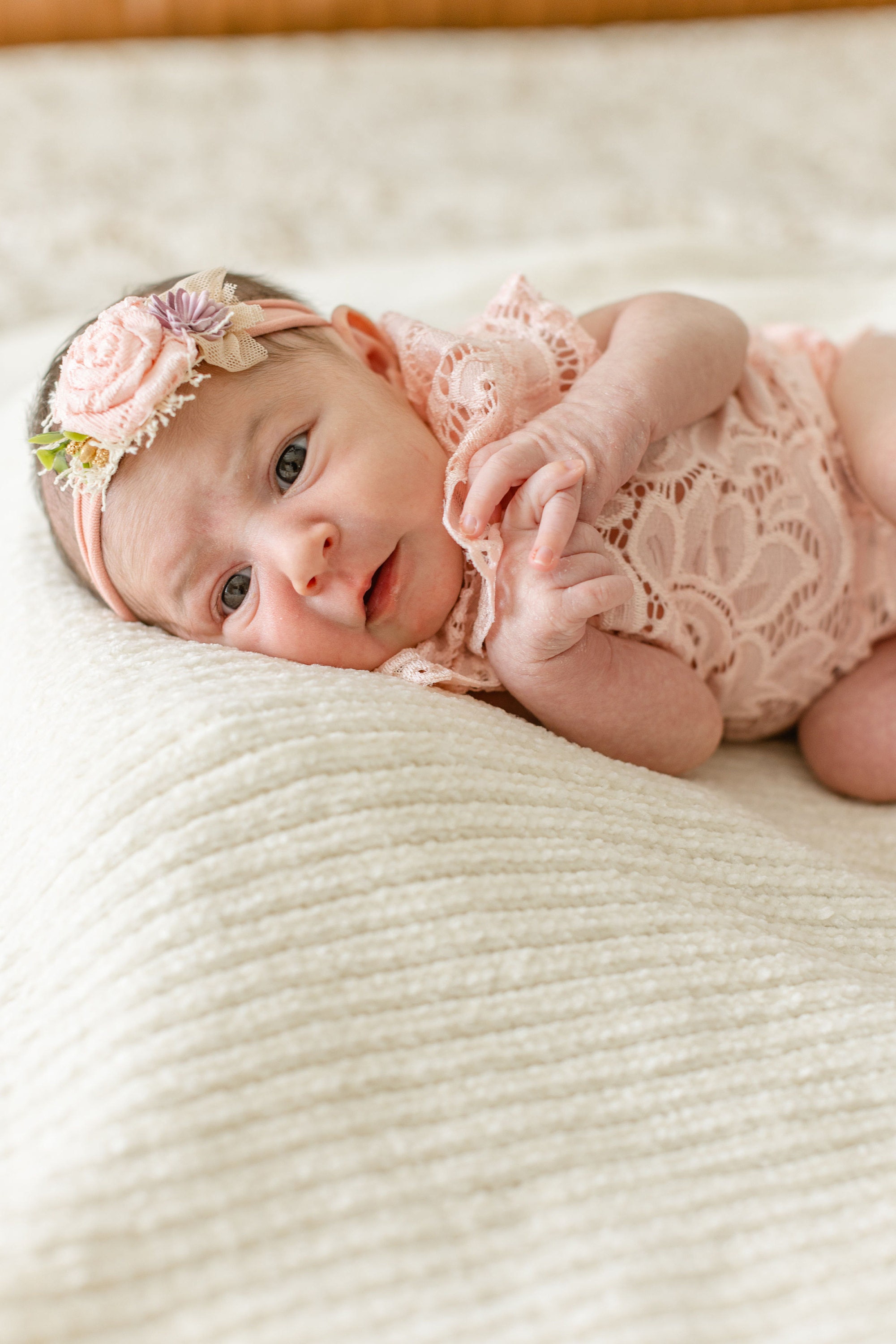 Newborn photo outfit girl lace romper set, newborn girl pink lilas red lace photo outfit baby girl open back romper newborn photography