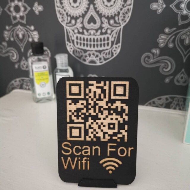 Trackable Rick Roll 'Free WiFi' QR Code Prank Stickers - Track