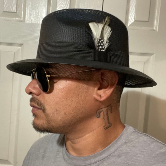 Classic Black Viejo Fedora Garcia Signature Hat - Etsy
