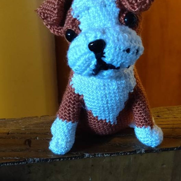 English Bulldog Crochet Pattern Bulldog Dog Amigurumi Pattern Crochet