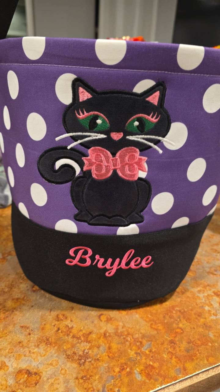 Trick or Treat Bag | Trick or Treat Bucket | Halloween Bag | Halloween Basket | Halloween Bucket | Halloween Tote
