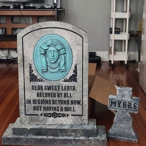 RICKY D BONES Silly Clever Halloween Tombstone Yard Prop - Etsy