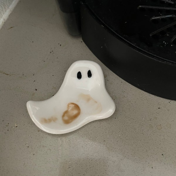 Ghost Spoon Rest: Halloween Coffee Bar Decor, Goth Home - Etsy