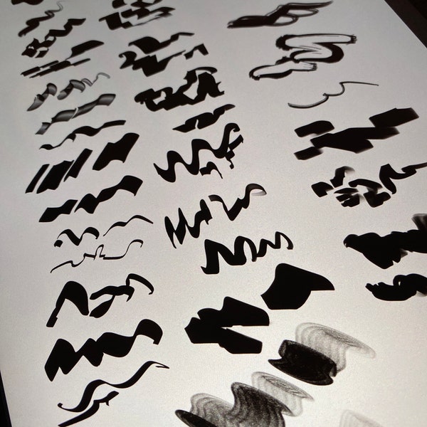 120 Lettering Brushes for Procreate: Calligraphy Brush Set - Etsy
