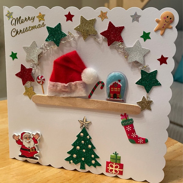 Pretty Led Light up 3d Card With Bright Multicoloured Lights, Light up ...