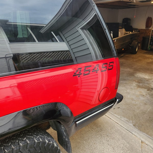 Oracal 454 SS 92-93 Chevy Truck Bedside Decals – Multiple Color Choices, Free Shipping, Made In USA