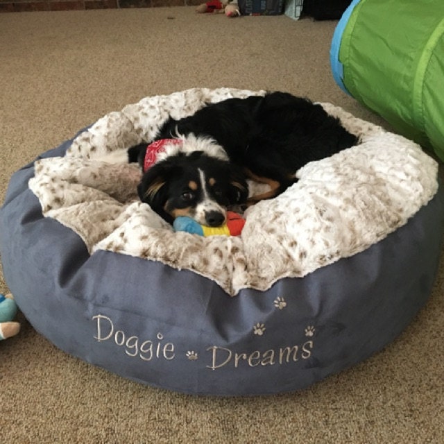 Bicycle Basket Liner for Dogs Pets Includes Embroidered Etsy
