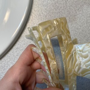 Jumbo Hair Claw XXL Matte Hair Claw Neutral Big Claw Clip - Etsy