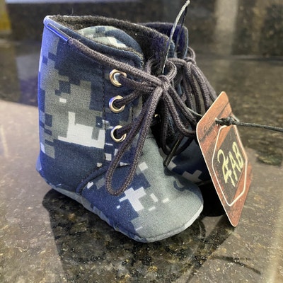 navy baby boots