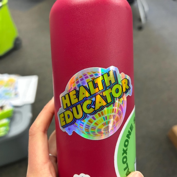 Community Health Programs Graphics Sticker Health Educator Holographic Sticker, Public Health, Gift for Health ...