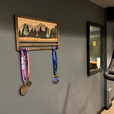 Medal Display Running Marathon Custom Medal Hanger Gift for - Etsy