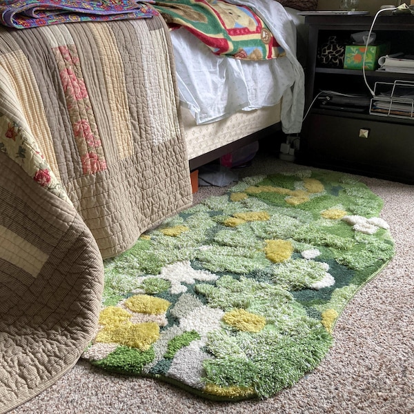 Waves Rug for Living Room Ocean Cozy Rug for Bedroom Nonslip Bath Mat ...