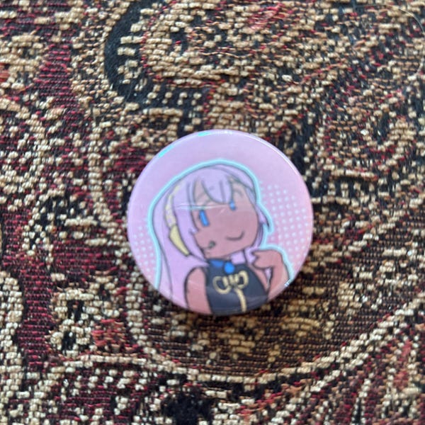 VOCALOID Button Pins || KAITO, MEIKO, Miku, Rin, Len, Vflower, Luka ...