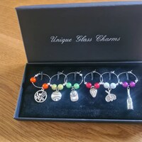 12 Days Of Christmas Wine Glass Charms